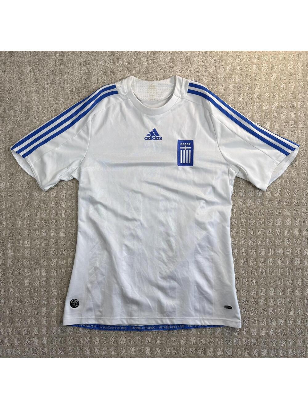 Adidas Greece 2008 2009 Away Soccer Jersey Medium